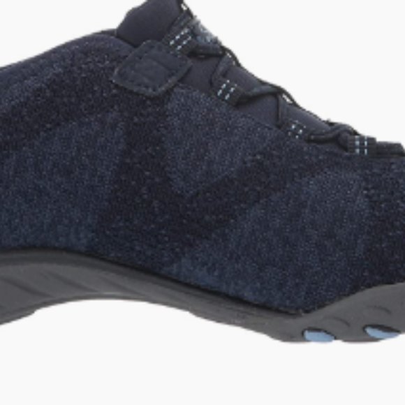 Skechers Women's Breathe-Easy-Opportuknity  Navy Sneaker Size 9 and 10 - Picture 5 of 6